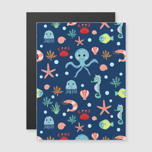 Weltmeer Magneteinladung (Vorne/Hinten)