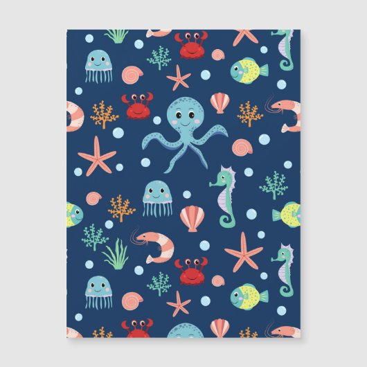 Weltmeer Magneteinladung (Vorderseite)