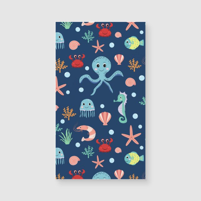 Weltmeer Magnetkarte (Vorderseite)