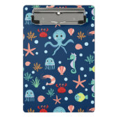 Weltmeer Mini Klemmbrett (Vorderseite)