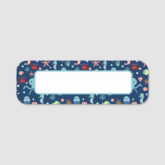 Weltmeer Namensschild (Vorderseite)