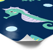 Weltmeer Poster (Ecke)