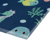 Weltmeer Schneidebrett (Ecke)