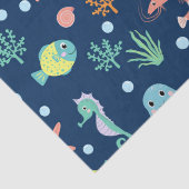 Weltmeer Seidenpapier (Detail)