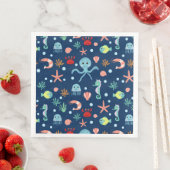 Weltmeer Serviette (Beispiel)