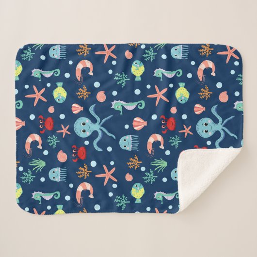 Weltmeer Sherpadecke (Vorderseite (Horizontal))