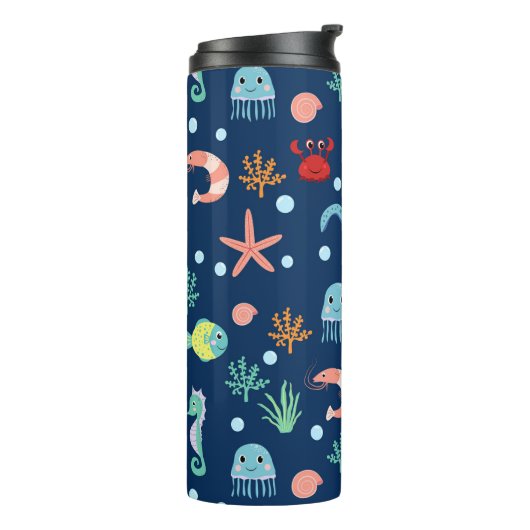 Weltmeer Thermosbecher (Nach links gedreht)