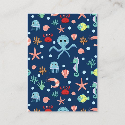 Weltmeer Visitenkarte (Vorderseite)