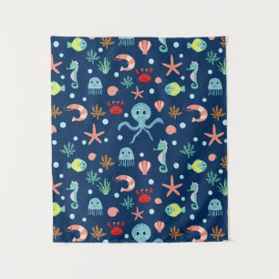 Weltmeer Wandteppich