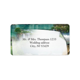 Weltmeere und -flüsse, Seen und Sport Adressaufkleber