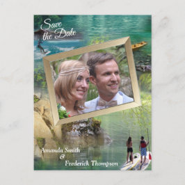 Weltmeere und -flüsse, Seen und Sport Ankündigungspostkarte