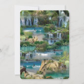 Weltmeere und -flüsse, Seen und Sport Einladung (Rückseite)