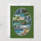 Weltmeere und -flüsse, Seen und Sport Einladung (Rückseite)