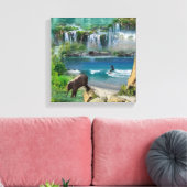 Weltmeere und -flüsse, Seen und Sport Leinwanddruck (Insitu (Wohnzimmer))