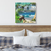 Weltmeere und -flüsse, Seen und Sport Leinwanddruck (Insitu (Schlafzimmer))