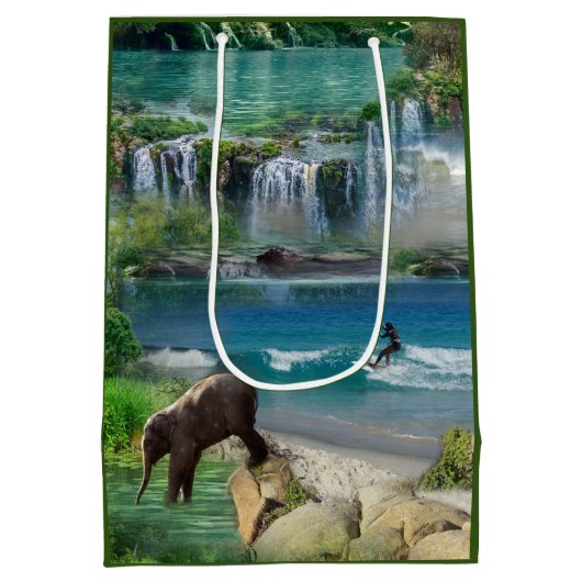 Weltmeere und -flüsse, Seen und Sport Mittlere Geschenktüte (Rückseite)