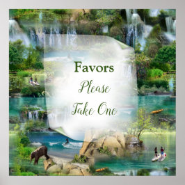 Weltmeere und -flüsse, Seen und Sport Poster