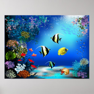 Weltmeerposter Poster