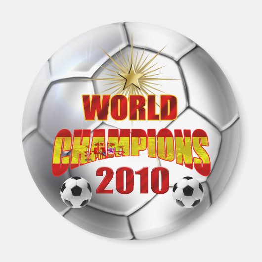Weltmeister 2010 magnet (Vorne)