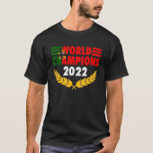 Weltmeister 2022 Portugal Fußball 2022 Champion T-Shirt (Vorderseite)