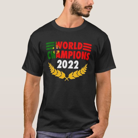 Weltmeister 2022 Portugal Fußball 2022 Champion T-Shirt (Vorderseite)