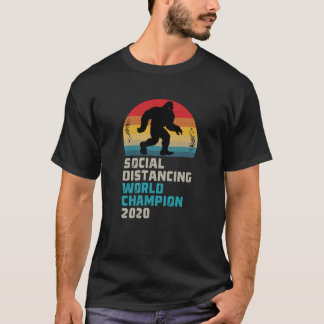Weltmeister der sozialen Distanz 2020 T-Shirt