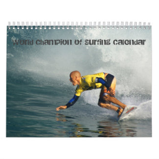 Weltmeister des Surfens des Kalenders 11x Kalender