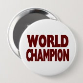 WELTmeister (enormer 4 Zoll Knopf) Button (Vorne & Hinten)