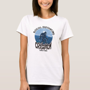 Weltmeister im Social Distancing seit 1984 - cryp T-Shirt