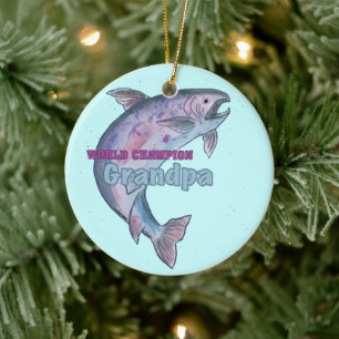 Weltmeister Opa-Ornament Keramik Ornament