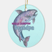 Weltmeister Opa-Ornament Keramik Ornament (Links)