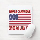Weltmeister seit 1776 mousepad (Mit Mouse)