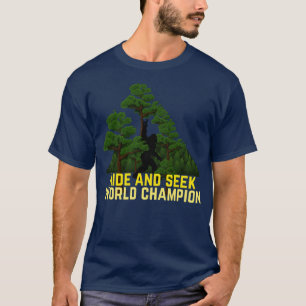 Weltmeister verbergen und suchen T-Shirt
