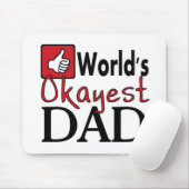 Weltmeisterin des lustigen Vaters, Mousepad (Mit Mouse)
