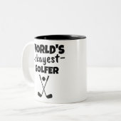Weltmeisterin Zweifarbige Tasse (Vorderseite Links)