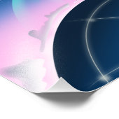 Weltmeisterposter der 1980er Jahre Fotodruck (Ecke)