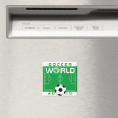 Weltmeisterschaft 2010 Fußball-Feldmagnet Magnet (In Situ (Geschirrspüler))
