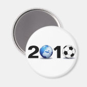 Weltmeisterschaft 2010 - Fußball Magnet (Vorderseite/Rückseite)