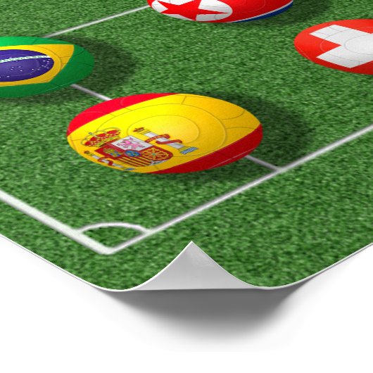 Weltmeisterschaft 2010 Poster (Ecke)