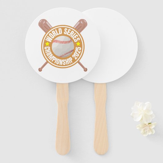 Weltmeisterschaft 2025 T-Shirt Fächer (Vorne und Hinten)