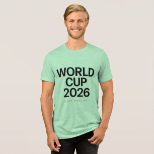 Weltmeisterschaft 2026 Ein Spiel Drei Nationen Min Tri-Blend Shirt