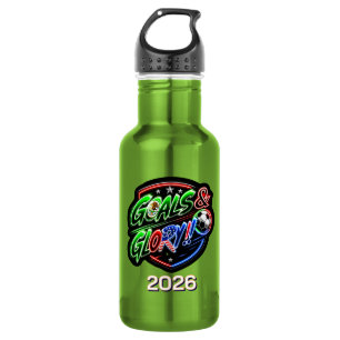Weltmeisterschaft 2026 Feiern Edelstahlflasche