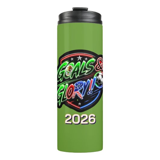 Weltmeisterschaft 2026 Feiern Thermosbecher (Vorderseite)