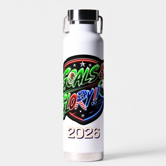 Weltmeisterschaft 2026 Feiern Trinkflasche (Vorne)