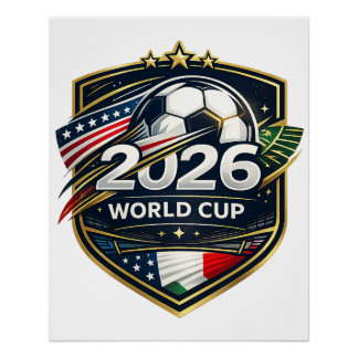 Weltmeisterschaft 2026 Meisterschaftsposter Poster