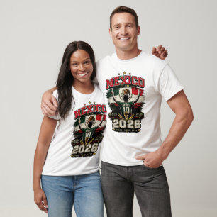 Weltmeisterschaft 2026 Mexiko Fan Vintage-Design T-Shirt