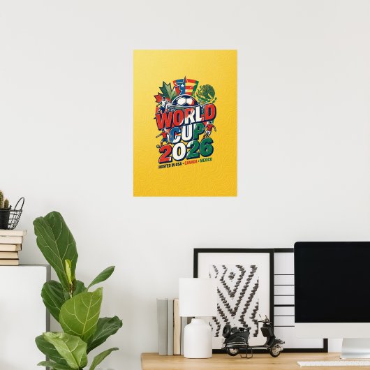 Weltmeisterschaft 2026 poster (Heimbüro)