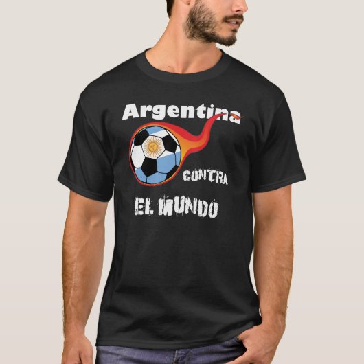 Weltmeisterschaft - Argentinien gegen die Welt T-Shirt (Vorderseite)