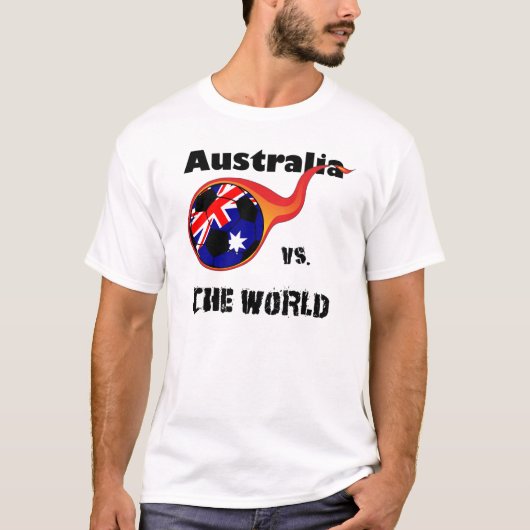 Weltmeisterschaft - Australien gegen die Welt T-Shirt (Vorderseite)