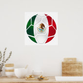 Weltmeisterschaft Brasilien 2014 Mexikanisches Nat Poster (Küche)